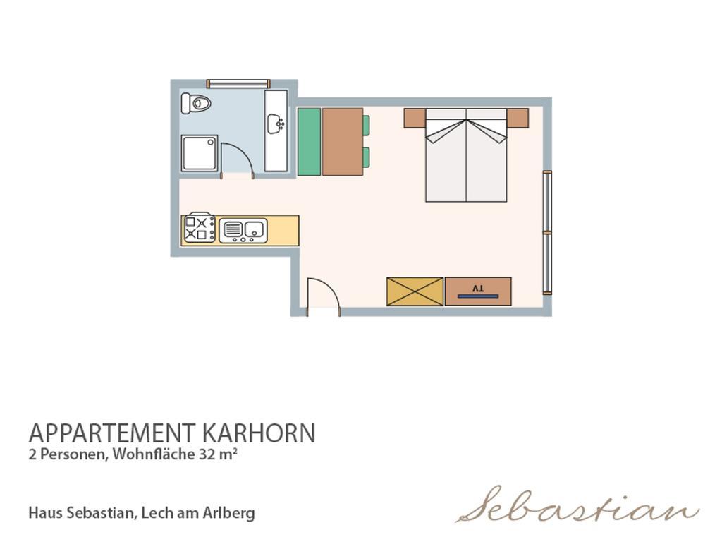 Haus Sebastian Apartment Lech am Arlberg Room photo